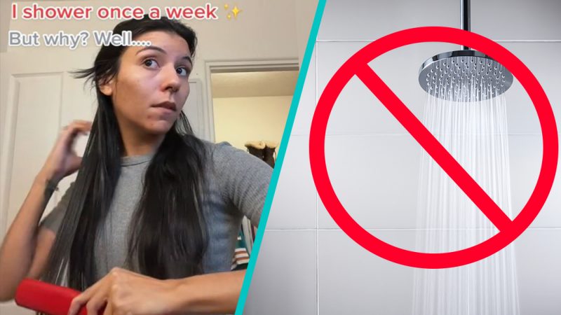 Woman only showers once a week, says her husband doesn't mind