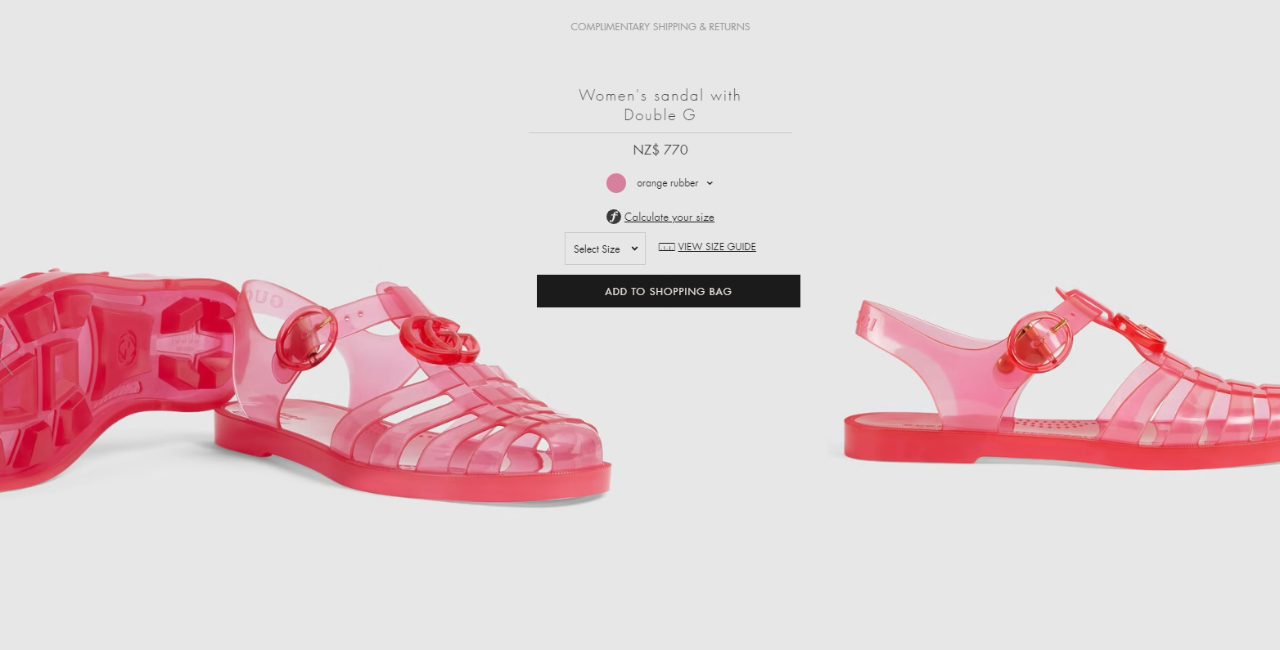 Gucci is bringing back our beloved 90s jellies but they'll set you back nearly $800
