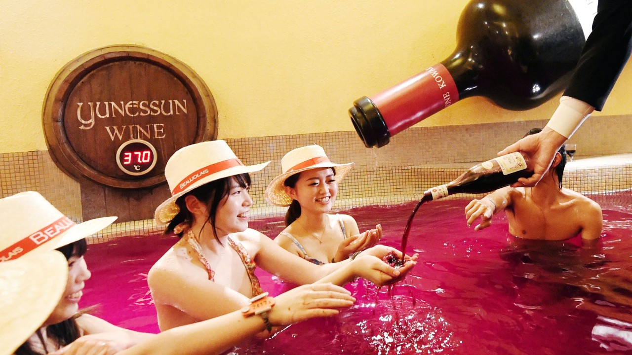 Dreams do come true - you can now swim in a pool filled with red wine