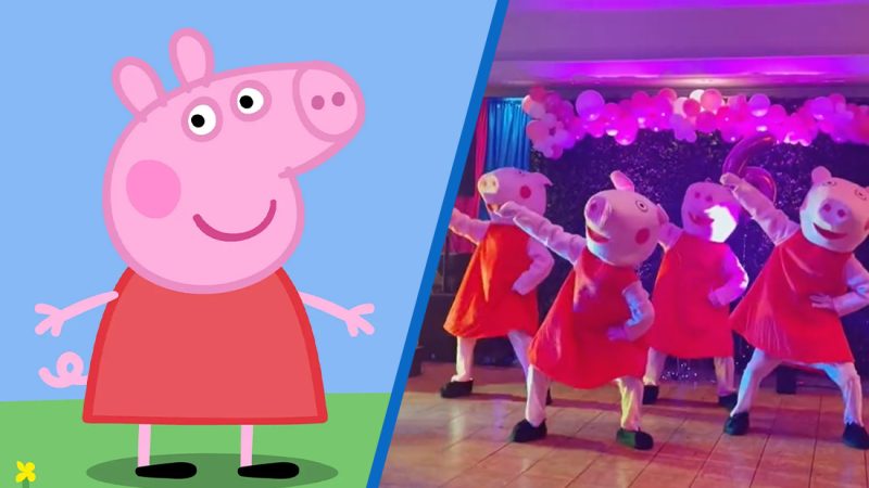 Peppa Pigs' Bollywood dance routine at Kiwi kid's extravagant birthday party goes viral 