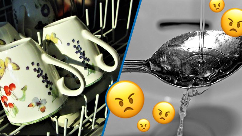 Why you should never rinse dishes before using a dishwasher