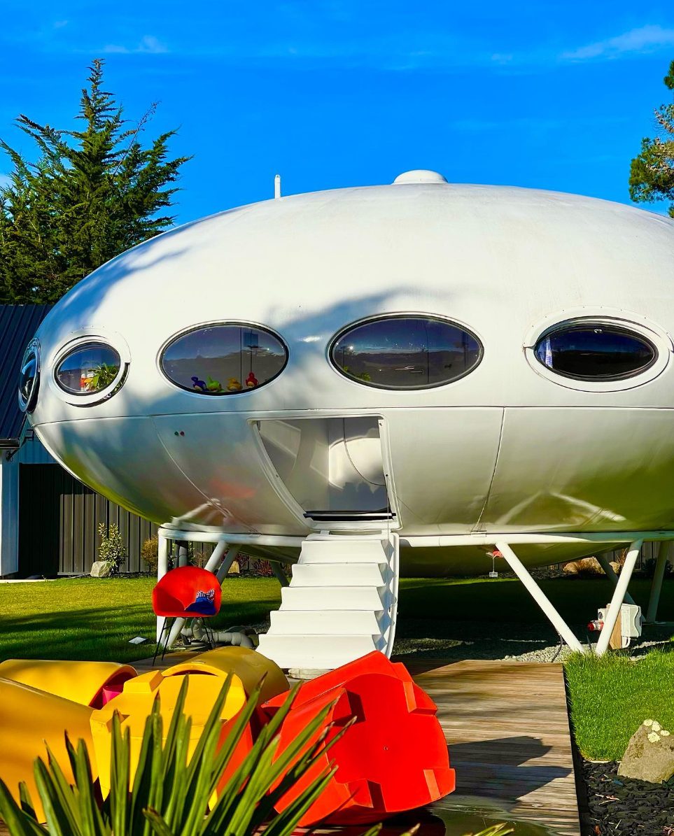 You can Airbnb inside a spaceship in Canterbury and it looks out of this world