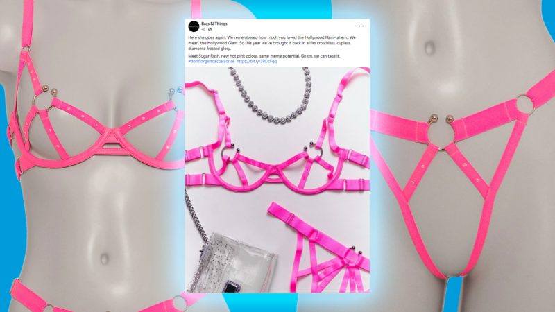 Bras N Things have released this ridiculous set, and I promise the comments will make your day