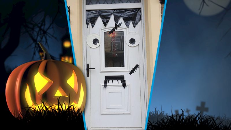 Mum's genius Halloween tip to turn your front door into a ghost for $5