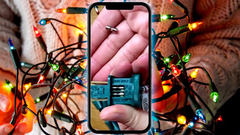 This easy viral hack shows you how to bring your old Christmas lights back to life