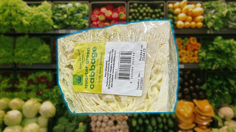 Kiwis outraged at how much a single Countdown cabbage would cost if they bought it in quarters