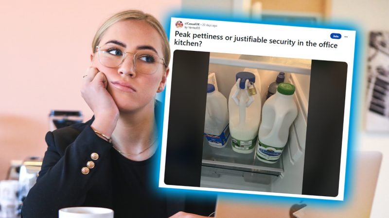 Petty or justified? Employee locks milk in communal fridge 