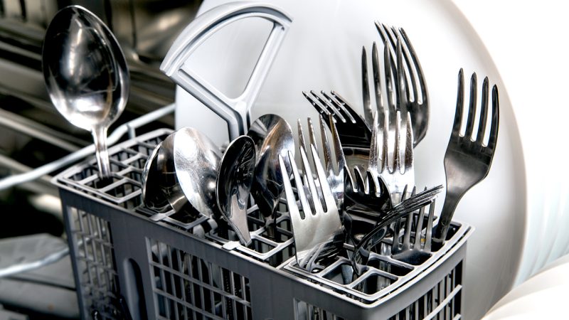 Which way does cutlery go in the dishwasher basket? A definitive answer